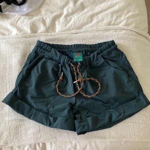 Without Walls dark green hiking shorts